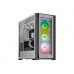 Corsair iCUE 5000X RGB Tempered Glass Mid-Tower ATX PC  White Smart Case 